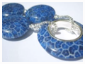 Jinja Blue Coral Necklace
